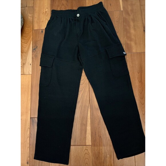 blumin Waffle Cargo Pants Style PP7723 Stretchy Size Large - Picture 1 of 6